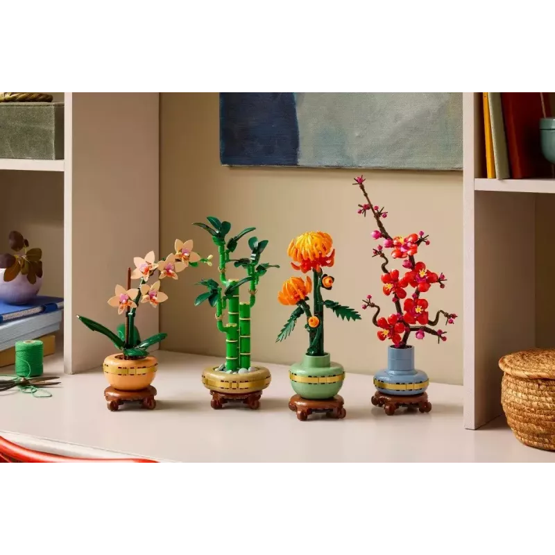 Dekoratives LEGO Icons Modellpflanze — LEGO 10344 Glücksbambus Botanical Collection, 325 Teile, 290 mm Höhe