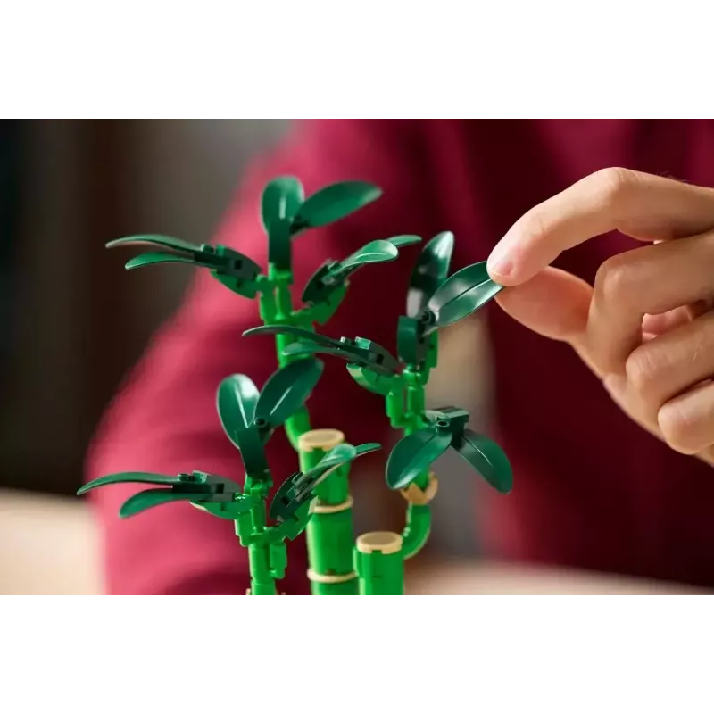Dekoratives LEGO Icons Modellpflanze — LEGO 10344 Glücksbambus Botanical Collection, 325 Teile, 290 mm Höhe