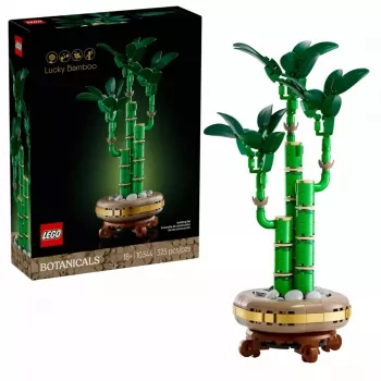 Dekoratives LEGO Icons Modellpflanze — LEGO 10344 Glücksbambus Botanical Collection, 325 Teile, 290 mm Höhe