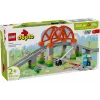 LEGO DUPLO Eisenbahnbrücke und Schienen Erweiterungsset 10426 – DUPLO Eisenbahnbrücke und gebogene Schienen für Kleinkinder