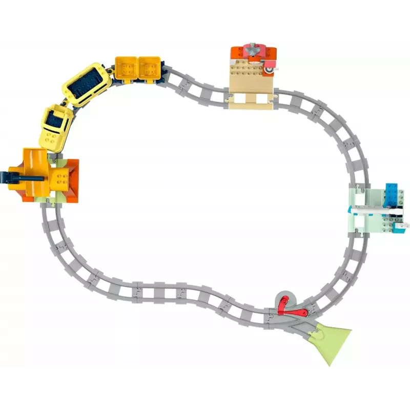 Spielzeug-Eisenbahnset LEGO DUPLO 10428 Großer interaktiver Gemeinschaftszug — große interaktive Eisenbahn für Kleinkinder