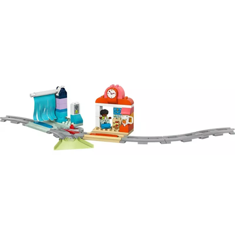 Spielzeug-Eisenbahnset LEGO DUPLO 10428 Großer interaktiver Gemeinschaftszug — große interaktive Eisenbahn für Kleinkinder