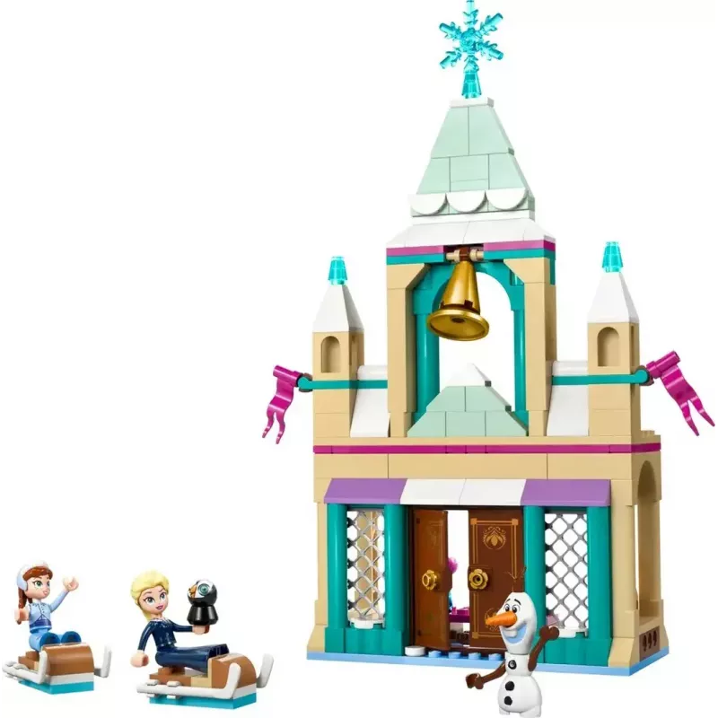LEGO Bauspielzeug Disney Princess Schloss Arendelle 43265 – 177 Teile, 3 Minifiguren, ab 5 Jahren, Display-Set (250×60×40 mm)