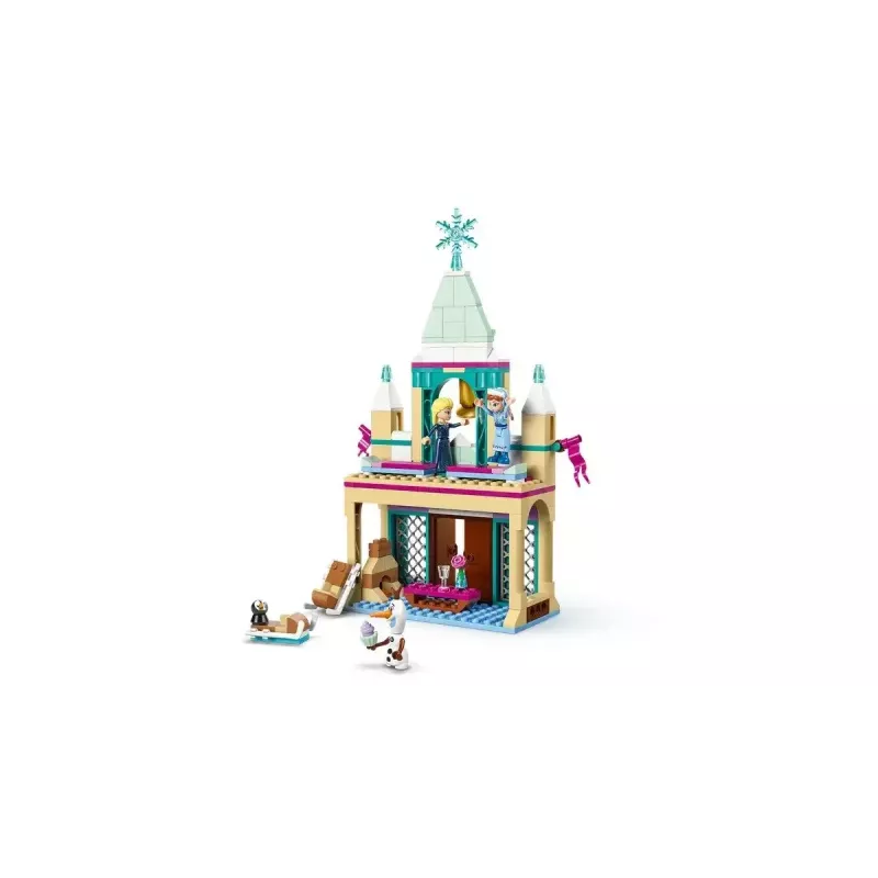 LEGO Bauspielzeug Disney Princess Schloss Arendelle 43265 – 177 Teile, 3 Minifiguren, ab 5 Jahren, Display-Set (250×60×40 mm)