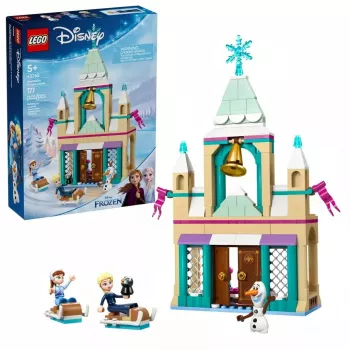 LEGO Bauspielzeug Disney Princess Schloss Arendelle 43265 – 177 Teile, 3 Minifiguren, ab 5 Jahren, Display-Set (250×60×40 mm)