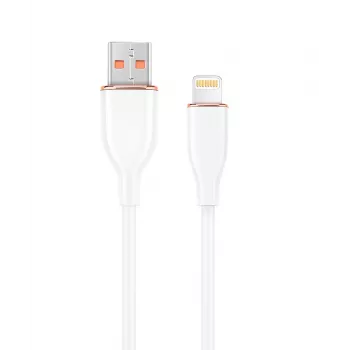 GEMBIRD Premium-Silikon-8-Pin-Lade- und Datenkabel, 1,5 m – Weiß