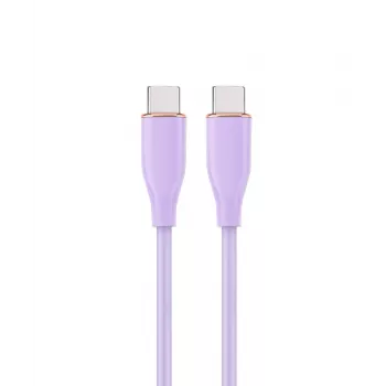 GEMBIRD USB Type-C Power Delivery (PD) 60W Lade- & Daten-Silikonkabel, 1,5 m Violett