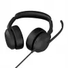 Jabra Evolve2 50 Headset Kabelgebunden Kopfband Büro/Callcenter USB Typ-C / USB Typ-A Bluetooth Schwarz