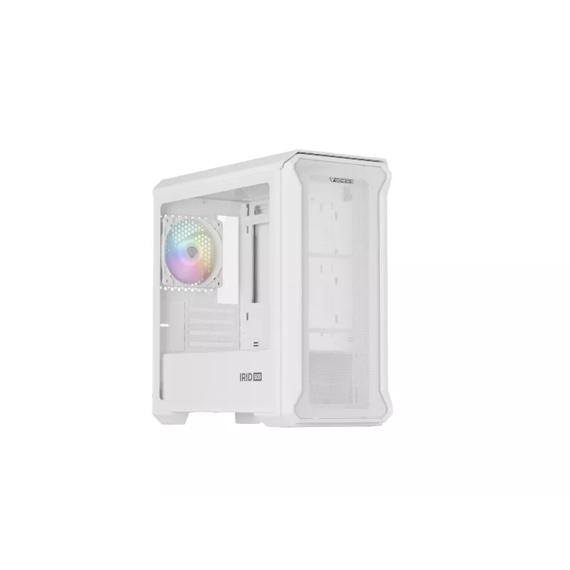 GENESIS Irid 503 Mini Tower Transparent, Weiß