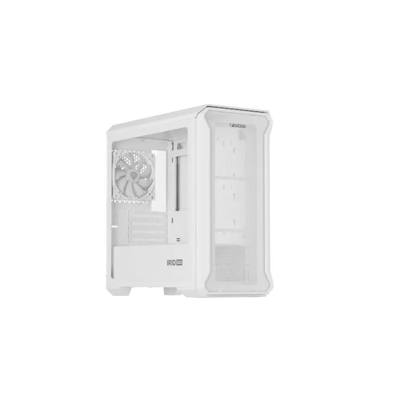GENESIS Irid 503 Mini Tower Transparent, Weiß