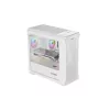 GENESIS Irid 503 Mini Tower Transparent, Weiß