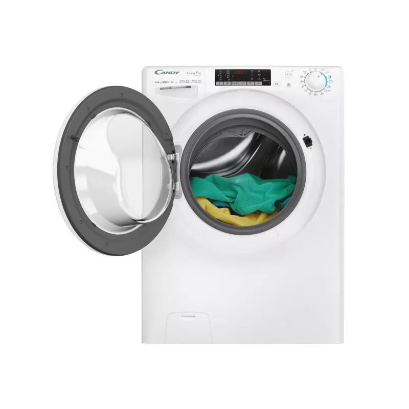 Candy Smart Pro COW 4644TWM6/1-S Waschtrockner Freistehend Frontlader Weiß