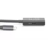 DIGITUS Aktives USB-C-Verlängerungskabel – 5G USB 3.2 Gen1 USB-C – USB-C (M/F) – 5m