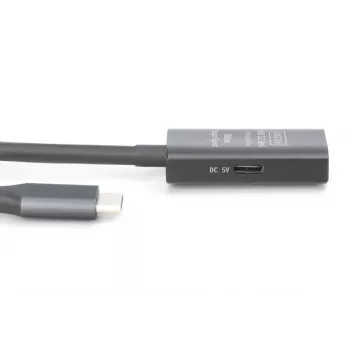 DIGITUS Aktives USB-C Verlängerungskabel - 5G USB 3.2 Gen1 USB-C - USB-C (M/F) - 10m