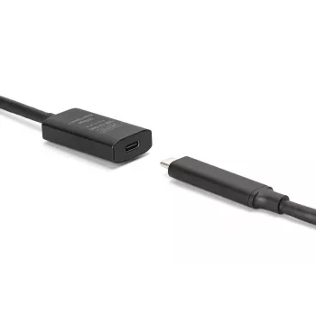 DIGITUS Aktives USB-C-Verlängerungskabel – 10G USB 3.2 Gen2 USB-C – USB-C (M/F) – 5 m