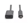 DIGITUS Aktives USB-C-Verlängerungskabel – 10G USB 3.2 Gen2 USB-C – USB-C (M/F) – 5 m