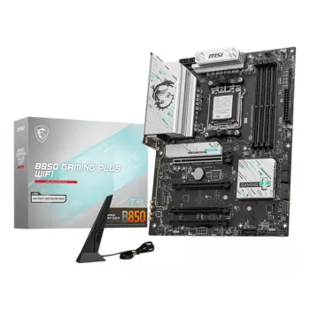 Motherboard MSI B850 GAMING PLUS WIFI ATX — AMD B850, Socket AM5, DDR5, 4x DIMM, Wi‑Fi 7, 5Gb LAN, 3x M.2, HDMI 2.1