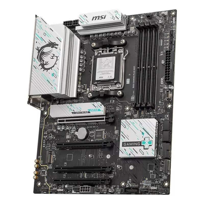 Motherboard MSI B850 GAMING PLUS WIFI ATX — AMD B850, Socket AM5, DDR5, 4x DIMM, Wi‑Fi 7, 5Gb LAN, 3x M.2, HDMI 2.1