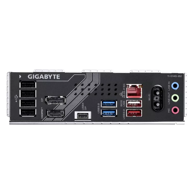 GIGABYTE B860 GAMING X WIFI6E Mainboard - Intel Core Ultra Series CPUs, 12+1+2+1 Phasen VRM, bis zu 9066MHz DDR5, 1xPCIe 5.0 + 2xPCIe 4.0 M.2, 2.5GbE LAN, WIFI 6E, USB4