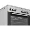 Beko FBE62130GXDN Herd Freistehender Herd Elektro Gas Schwarz
