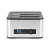 DIGITUS SATA-Dockingstation USB 3.0 – 2-Port 2,5 Zoll/3,5 Zoll SSD/HDD Klonfunktion