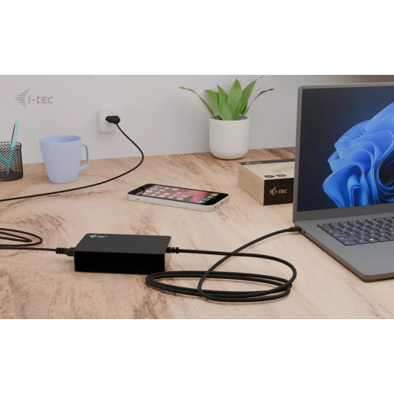 i-tec Universal-Ladegerät USB-C PD 3.1 140 W, Innenbereich, Wechselstrom, 28 V, 5 A, Schwarz