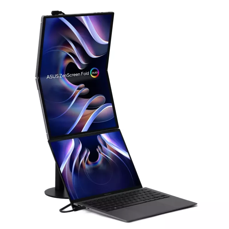 ASUS ZenScreen Fold OLED MQ17QH Computerbildschirm 43,9 cm (17,3 Zoll) 2560 x 1920 Pixel Quad HD Silber