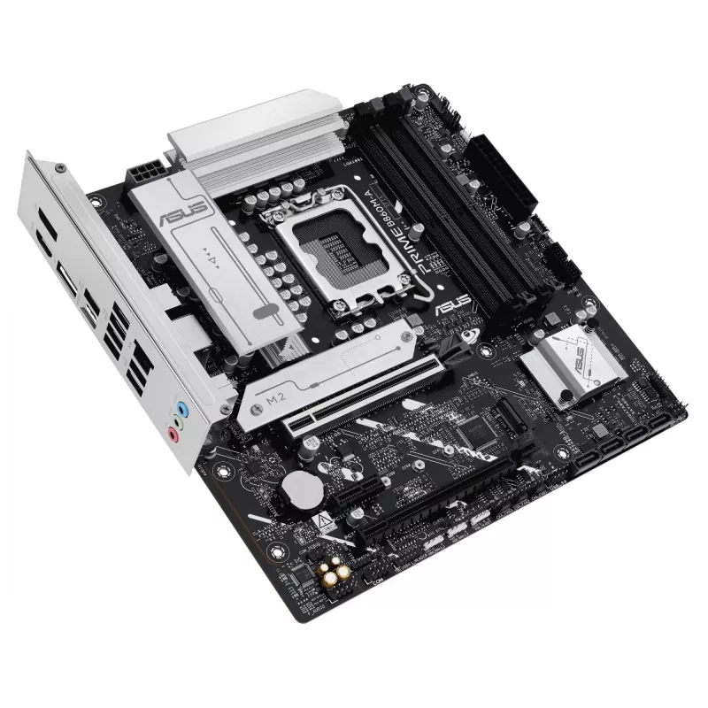 Motherboard ASUS PRIME B860M-A-CSM — Intel B860, LGA 1851, micro ATX, DDR5, 4 DIMM, 256 GB, 2,5 Gb Ethernet, 4x SATA III, M.2, 1x PCIe x16