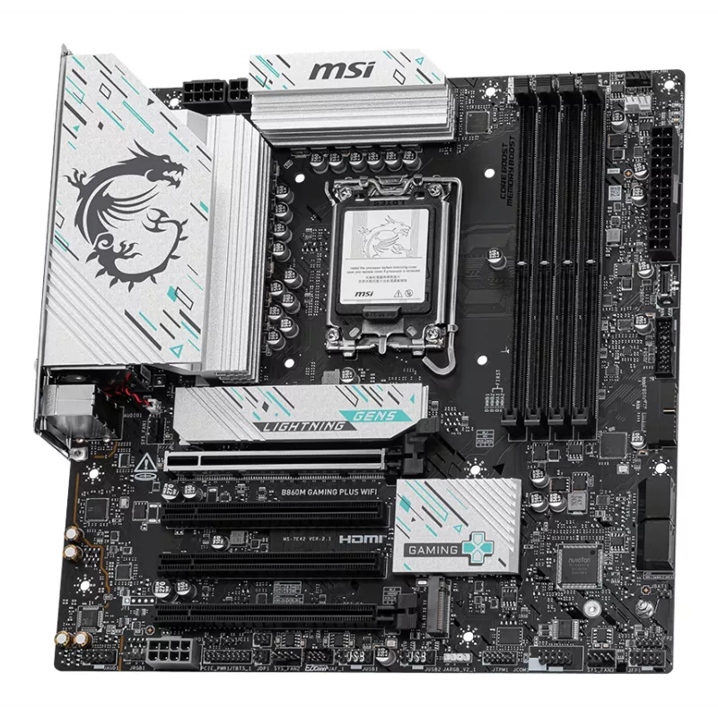 MSI B860M GAMING PLUS WIFI Motherboard Intel B860 LGA 1851 (Socket V1) micro ATX