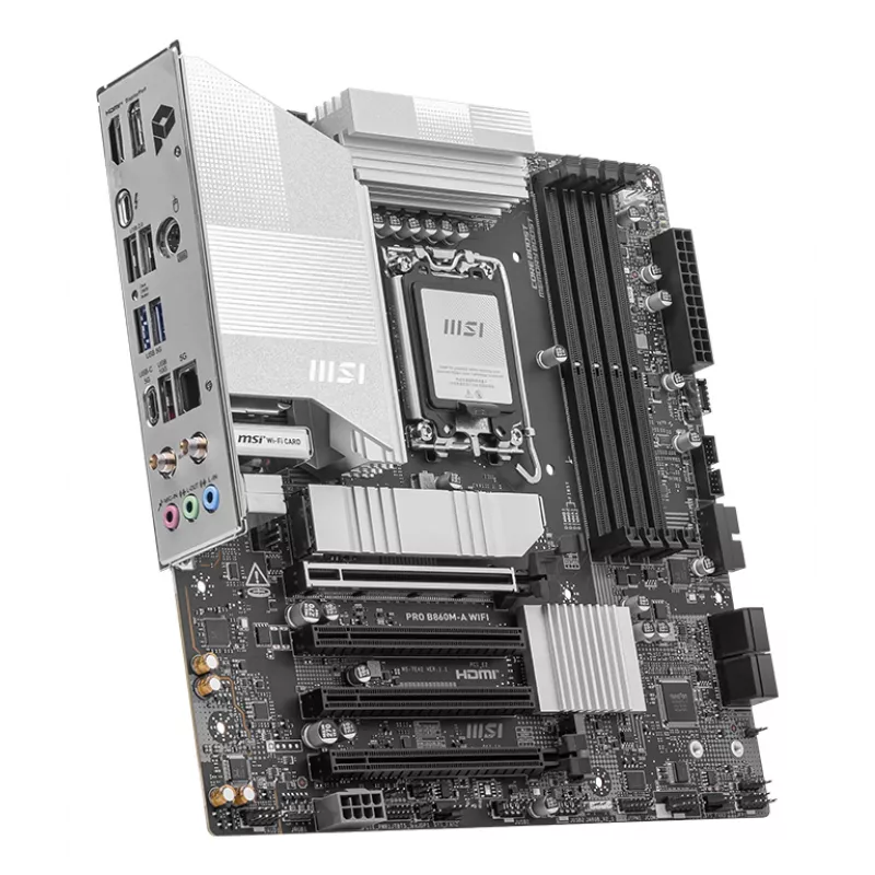 MSI PRO B860M-A WIFI Motherboard Intel B860 LGA 1851 (Socket V1) micro ATX