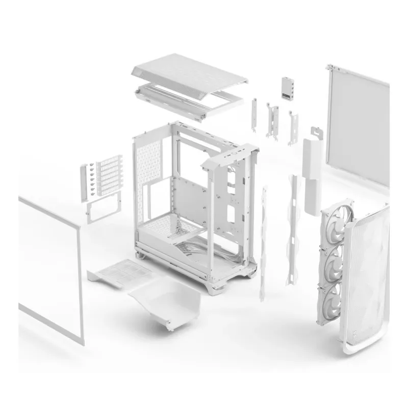 FRACTAL DESIGN Meshify 3 Ambience Pro RGB Wei Tg Clear Tint