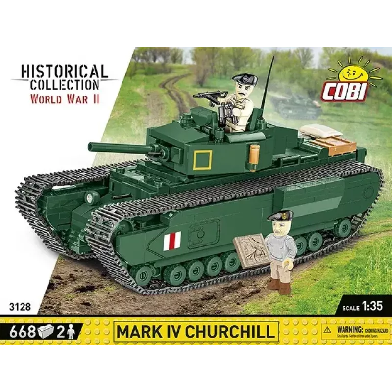 Cobi Blocks Mark IV Churchill Bauset, 668 Teile (COBI-3128)