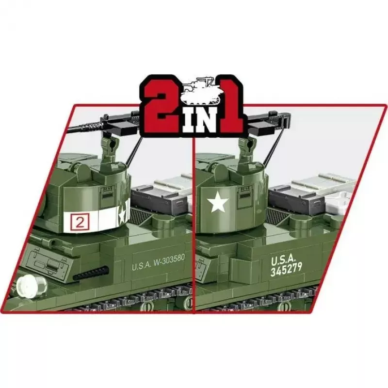 Bausteine-Set Cobi Blocks M3 Stuart, 511 Teile, kompatibel mit anderen Marken