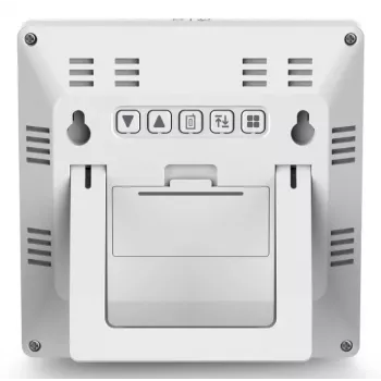 Hama 00222238 Digitale Wetterstation Weiß LED Innen-Außenthermometer Hygrometer