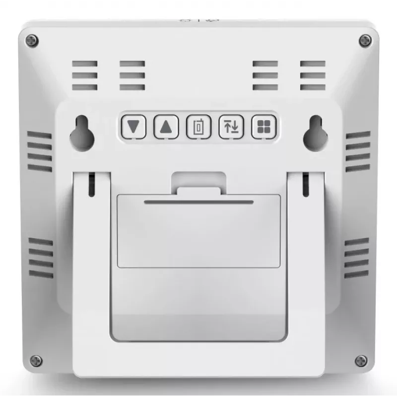 Hama 00222238 Digitale Wetterstation Weiß LED Innen-Außenthermometer Hygrometer