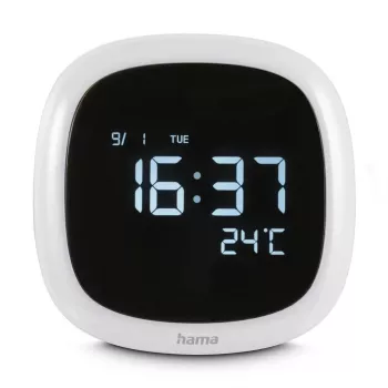 Hama Bora Bora Digitaler Wecker Weiß