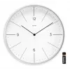 Quarzuhr Hama Sardinia Circle Grau Weiß Batterie AA 300 mm