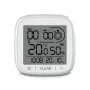 Digitaluhr Hama 00185893 Quadratisch Weiß Wand/Tisch Batterie AAA