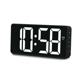 Hama Bali Digitaluhr Rechteck Schwarz