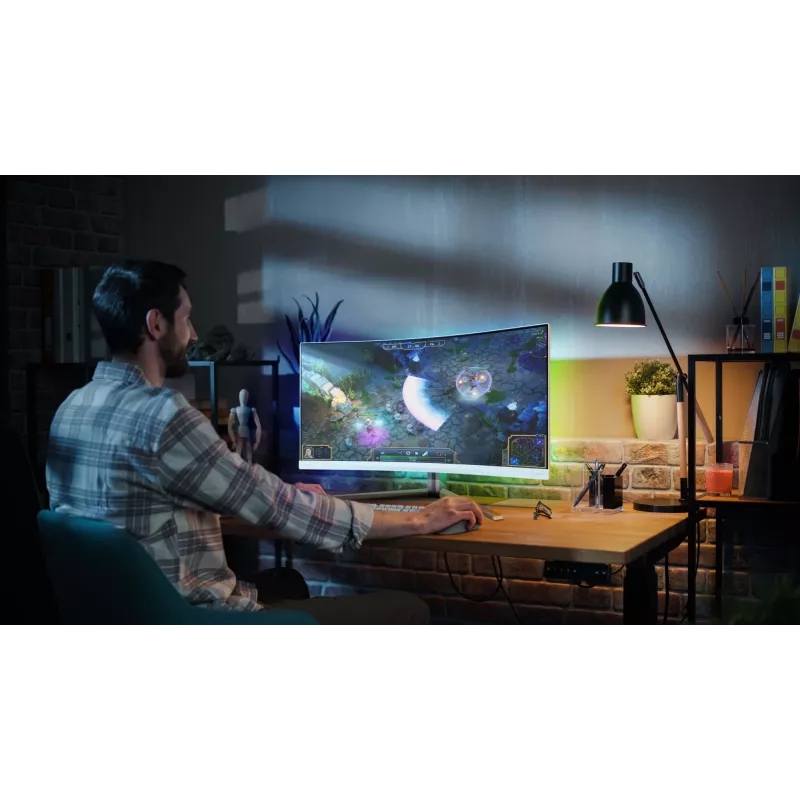 Philips Evnia 5000 34M2C5501A/00 Computer Monitor 86,4 cm (34 Zoll) 3440 x 1440 Pixel Wide Quad HD LCD Weiß