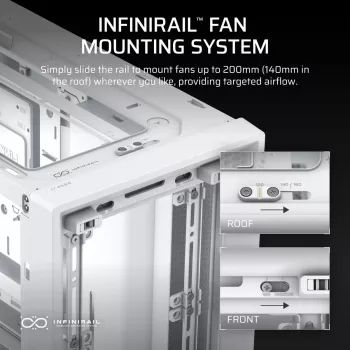 CORSAIR Mid-tower - Geh Midi Frame 4000d Weiß