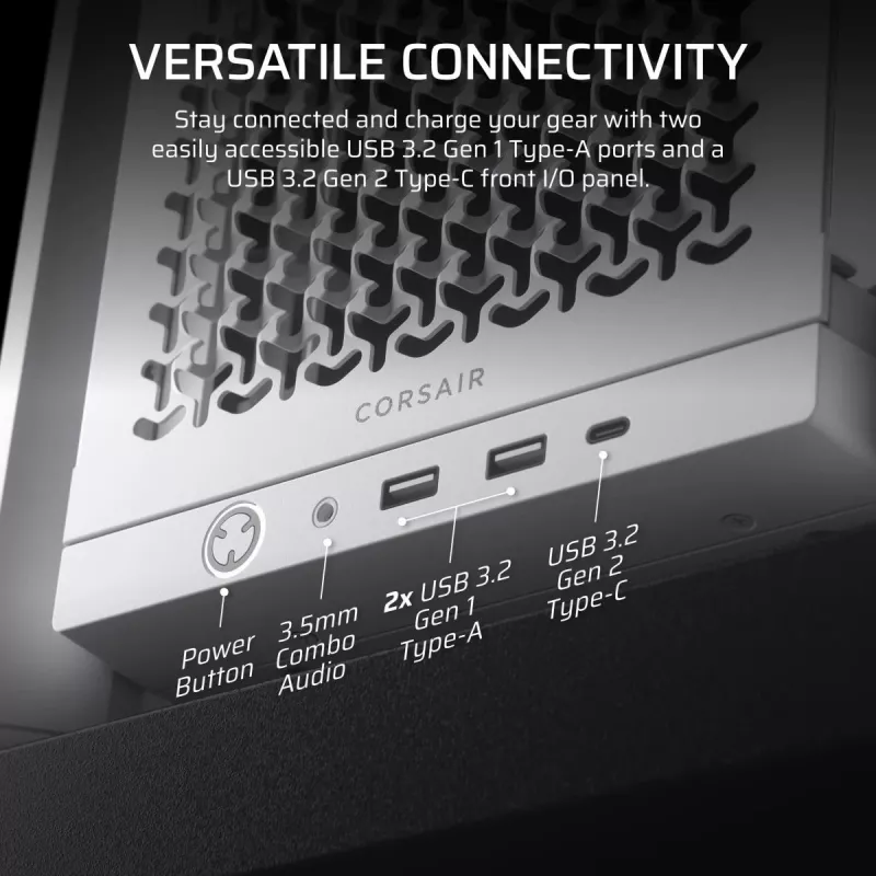 CORSAIR Mid-tower - Geh Midi Frame 4000d Weiß