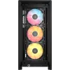 PC-Gehäuse CORSAIR FRAME 4000D RS ARGB Midi Tower Schwarz — ATX/Micro-ATX/Mini-ITX, gehärtetes Glas, ARGB-Lüfter, bis zu 370 mm GPU