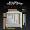CORSAIR Mid-tower - Geh Midi Frame 4000d Rs ArGB Weiß