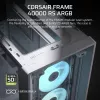 CORSAIR Mid-tower - Geh Midi Frame 4000d Rs ArGB Weiß