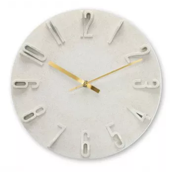 Hama Corfu Quarzuhr Rund Beige