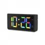 Hama Ibiza digitaler Wecker, Schwarz, Grau