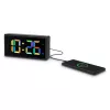 Hama Ibiza digitaler Wecker, Schwarz, Grau