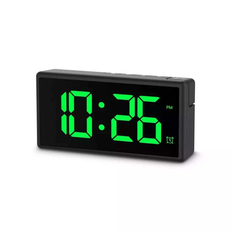Hama Ibiza digitaler Wecker, Schwarz, Grau