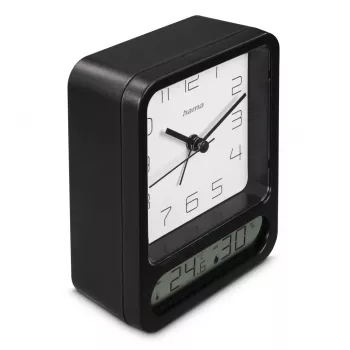 Hama Pag Digitaler Wecker Schwarz